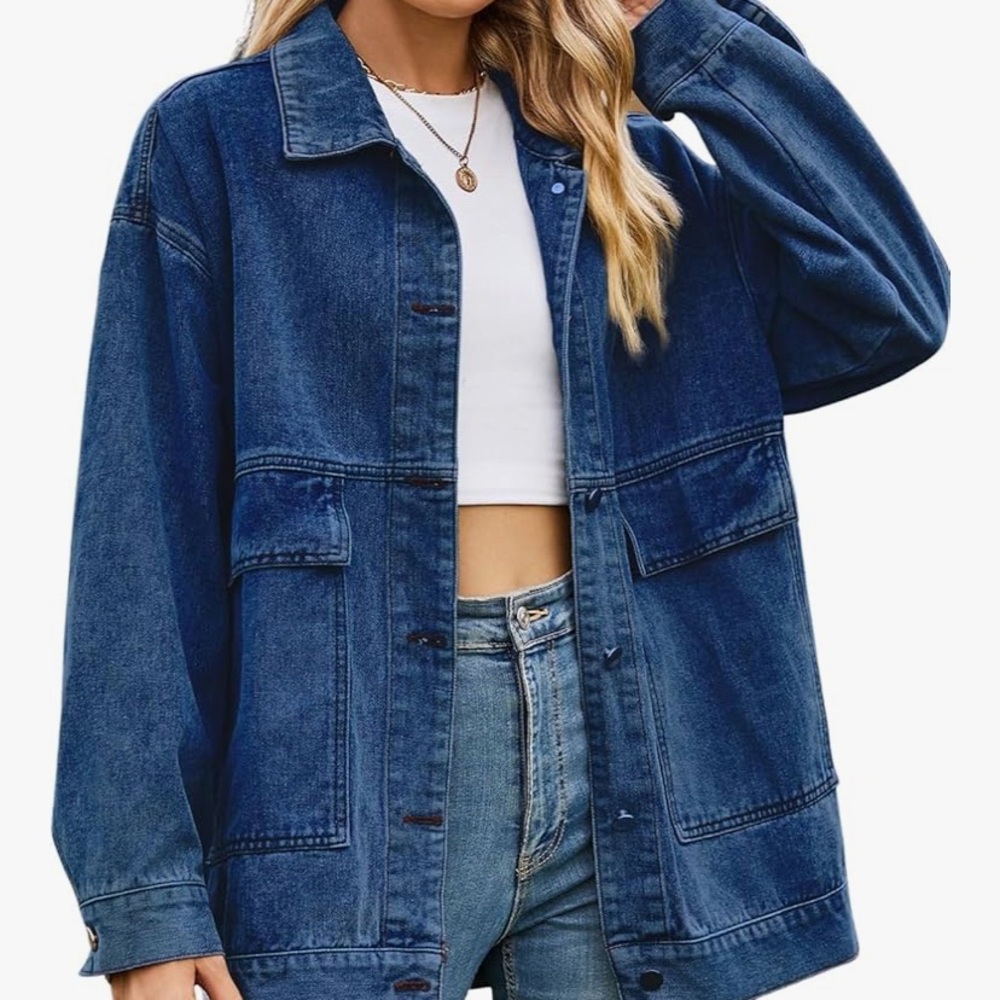 NEW Oversized Women’s Denim Jacket SMALL